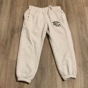 Eric Emanuel Light Gray Joggers with Logo